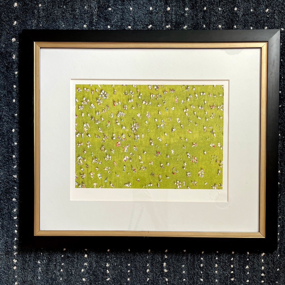NEW YORK TIMES ARCHIVAL FRAMED PHOTO BRYANT PARK